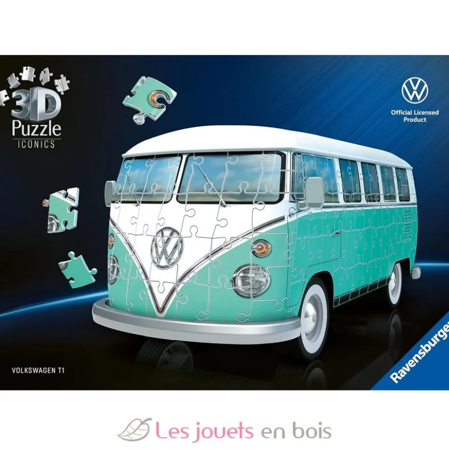 Puzzle 3D Combi T1 Volkswagen 162 pcs - Ravensburger