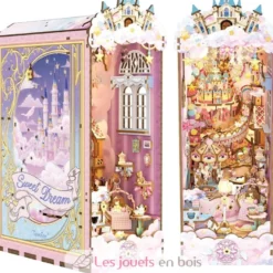 Puzzle 3D Doux rêve en bois - Book Nook - Tonecheer