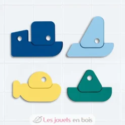 Puzzle de bain - Bateaux - Quut