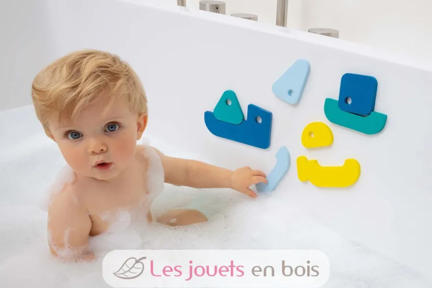 Puzzle de bain - Bateaux - Quut