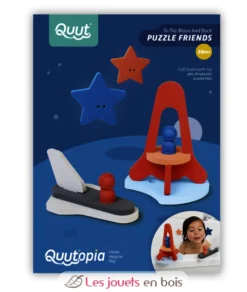 Puzzle de bain - Cap sur la lune - Quut