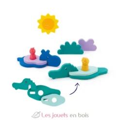 Puzzle de bain Dans la jungle - Quut