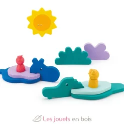 Puzzle de bain Dans la jungle - Quut