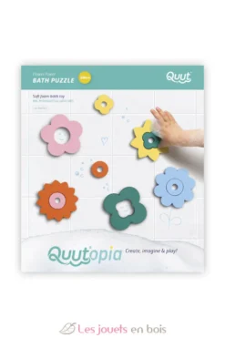 Puzzle de bain - Fleurs - Quut