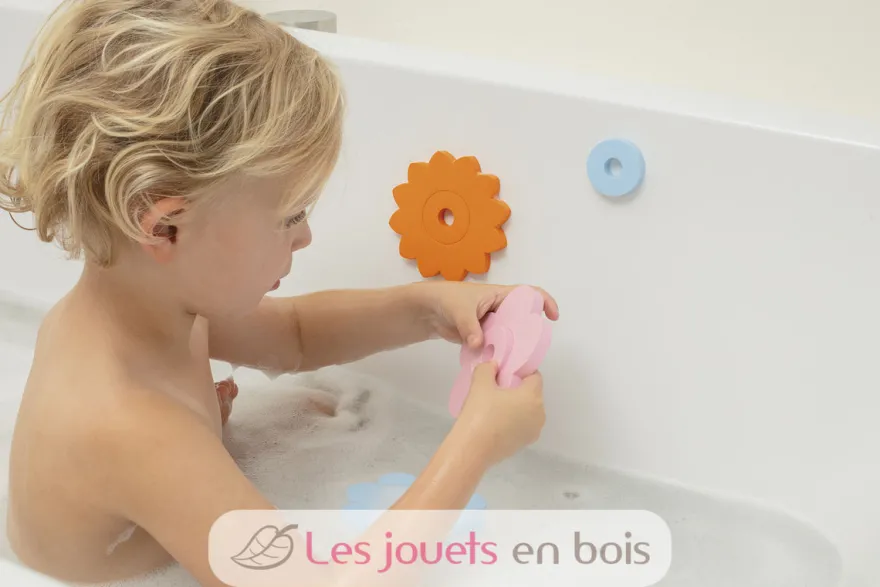 Puzzle de bain - Fleurs - Quut