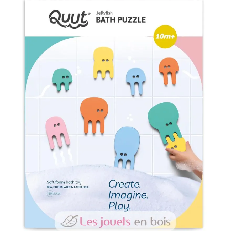Puzzle de bain - Méduses - Quut