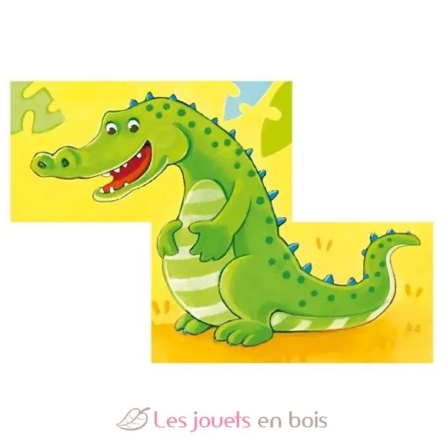 Puzzle de cubes Animaux sauvages - Goki