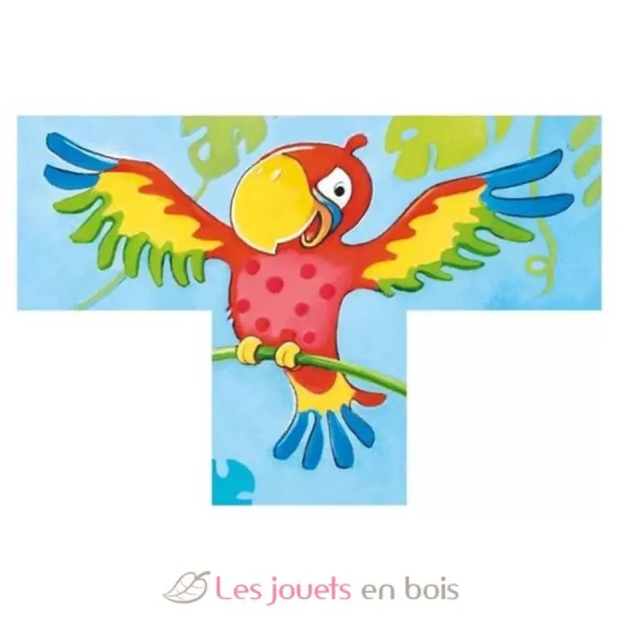 Puzzle de cubes Animaux sauvages - Goki