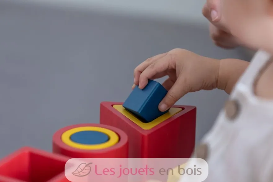 Puzzle d'encastrement 3 formes - Plan Toys