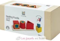 Puzzle d'encastrement 3 formes - Plan Toys