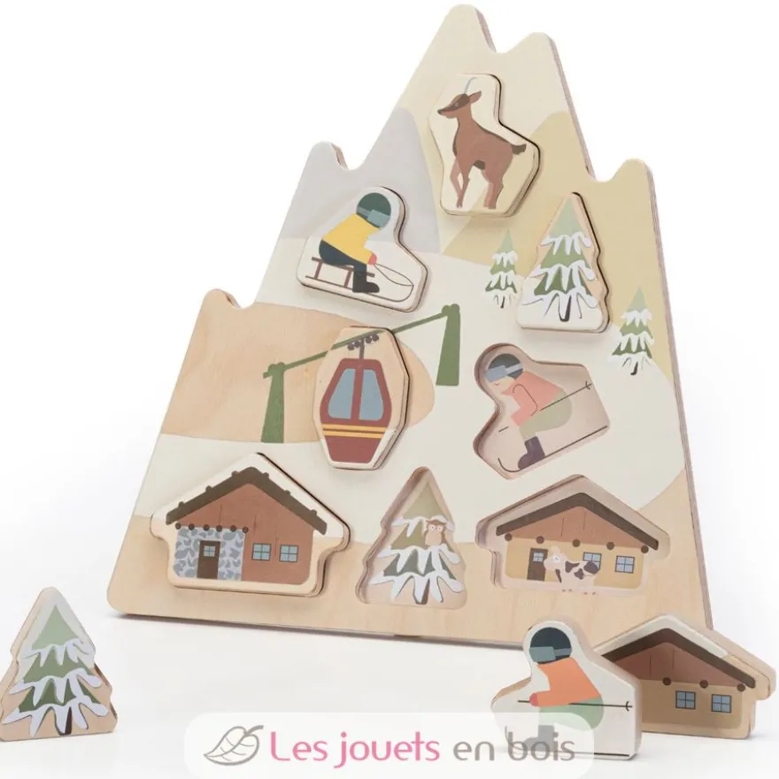 Puzzle d'encastrement Les Dolomites - Sevi
