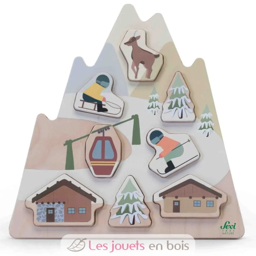 Puzzle d'encastrement Les Dolomites - Sevi