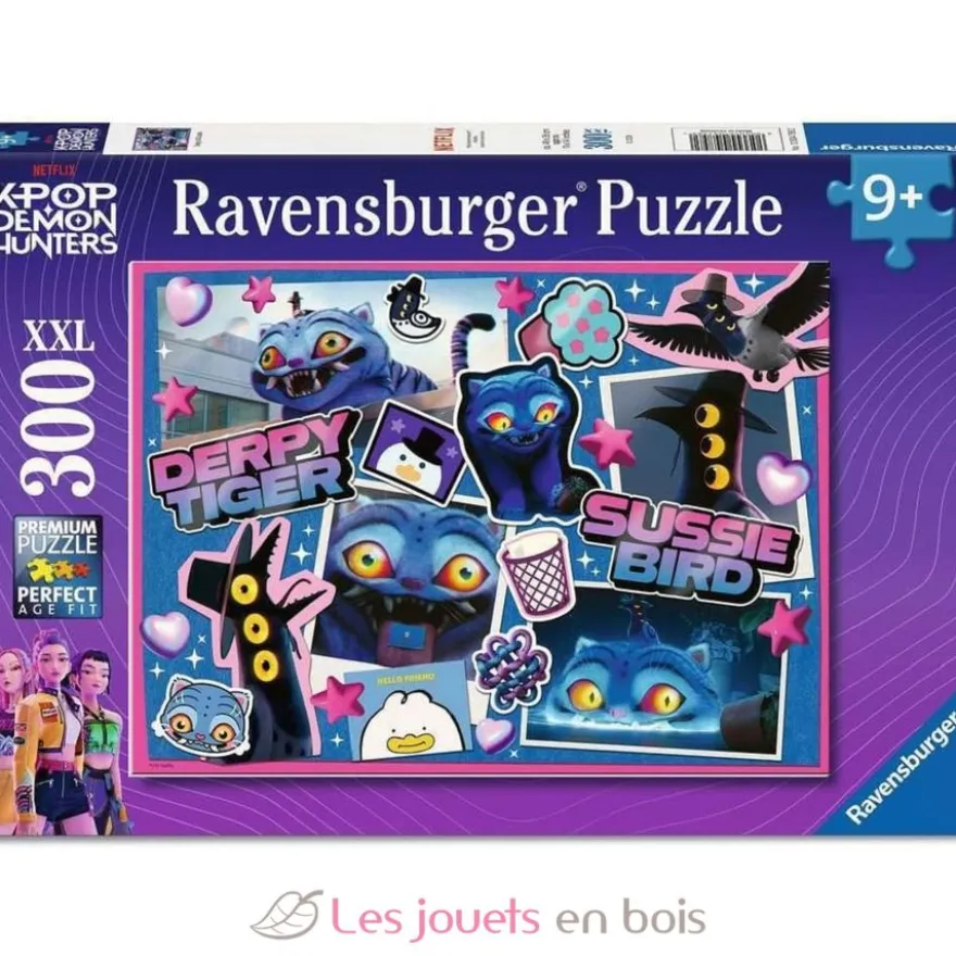 Puzzle Derpy et Sussie 300 pcs XXL - KPop Demon Hunters - Ravensburger