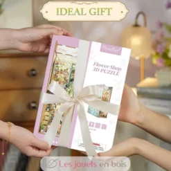 Puzzle 3D Fleuriste - Book Nook - Tonecheer