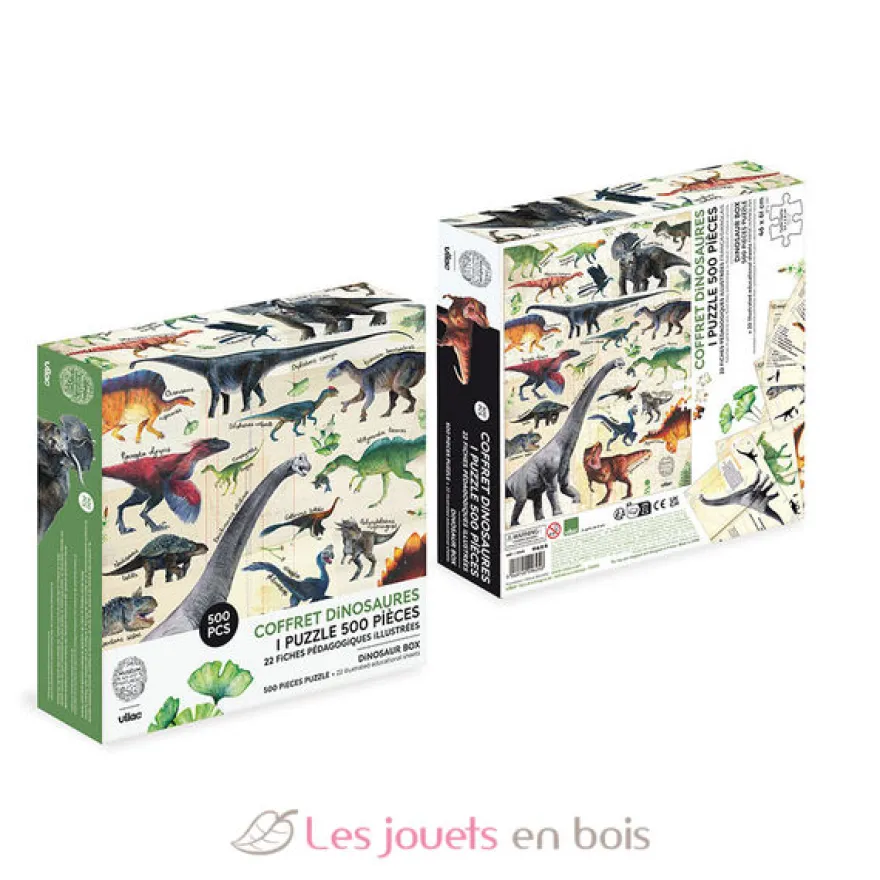 Puzzle dinosaures 500 pièces - Vilac