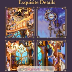 Puzzle 3D La chambre des étoiles magiques - Book Nook - Tonecheer