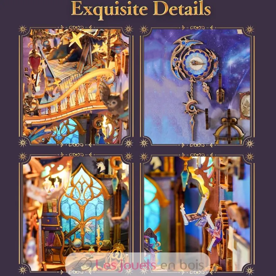 Puzzle 3D La chambre des étoiles magiques - Book Nook - Tonecheer