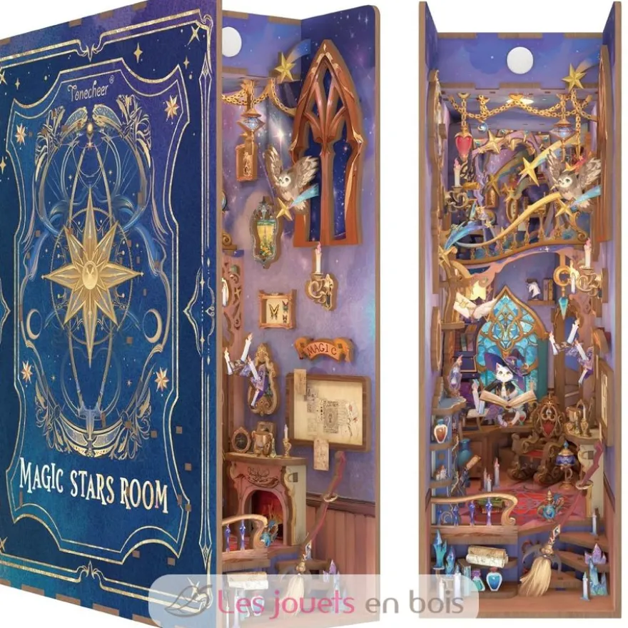 Puzzle 3D La chambre des étoiles magiques - Book Nook - Tonecheer