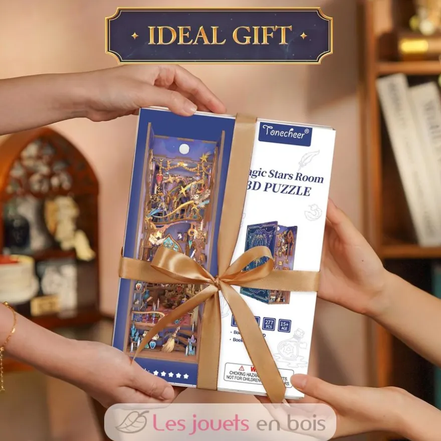 Puzzle 3D La chambre des étoiles magiques - Book Nook - Tonecheer