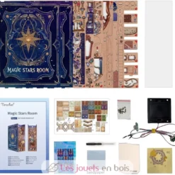 Puzzle 3D La chambre des étoiles magiques - Book Nook - Tonecheer