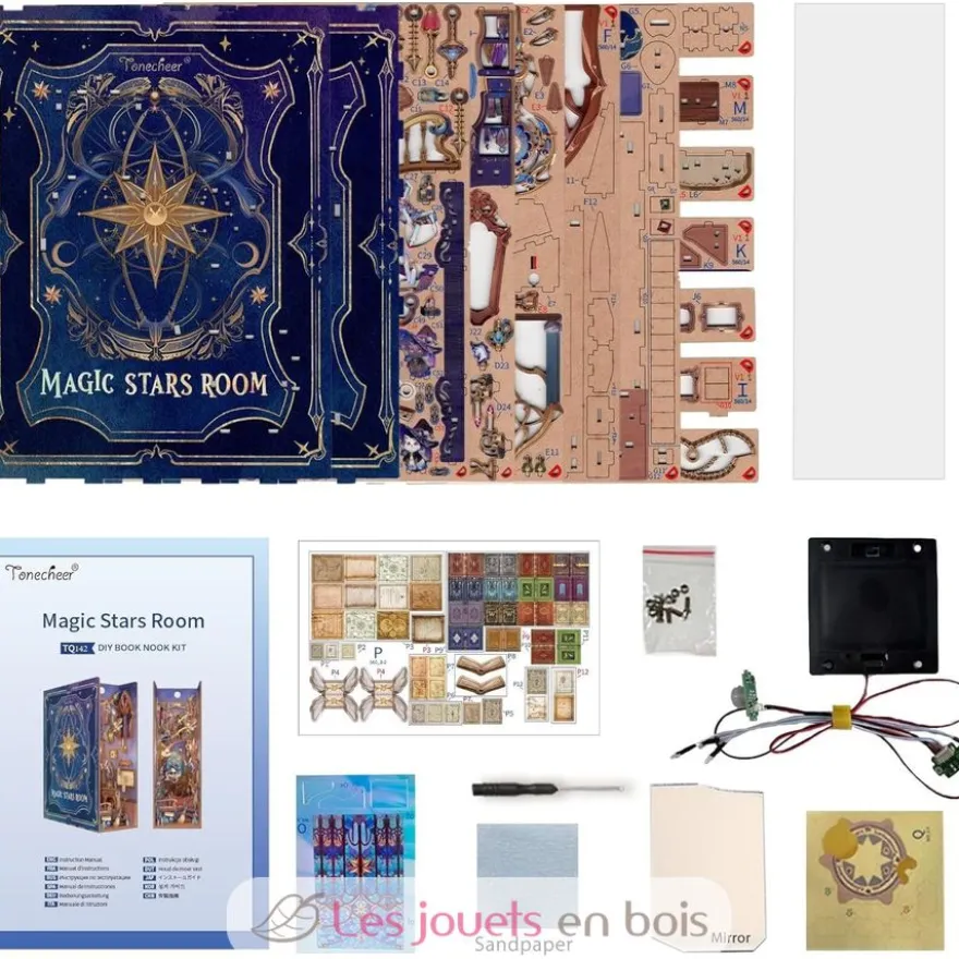Puzzle 3D La chambre des étoiles magiques - Book Nook - Tonecheer