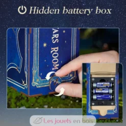 Puzzle 3D La chambre des étoiles magiques - Book Nook - Tonecheer