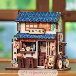 Puzzle 3D Le restaurant de Ramen en bois - Mini Book Nook - Cartartem
