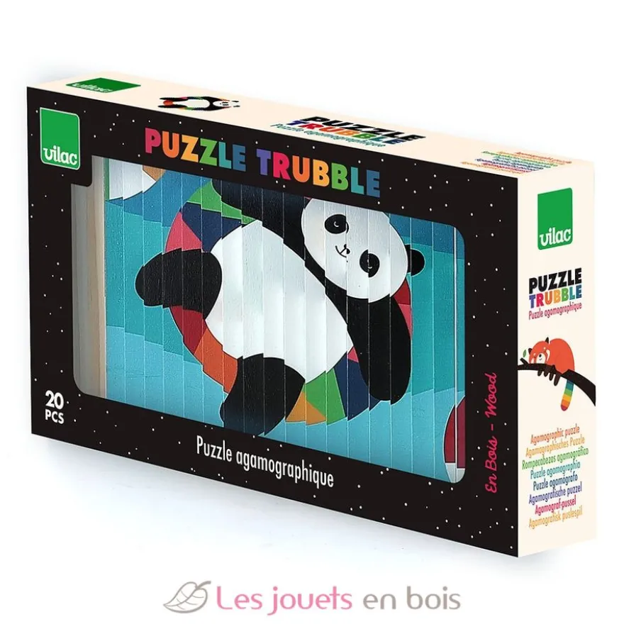 Puzzle 4D Les animaux - Vilac