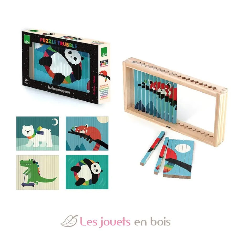 Puzzle 4D Les animaux - Vilac