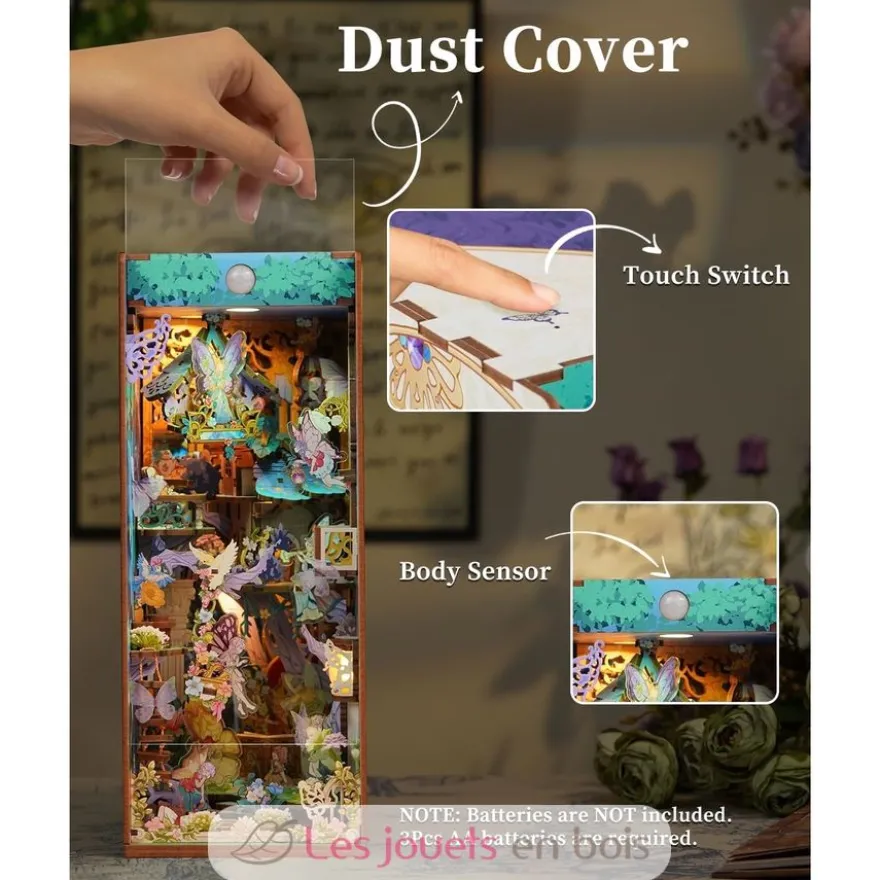 Puzzle 3D Le songe d'une nuit d'été en bois - Book Nook - Tonecheer