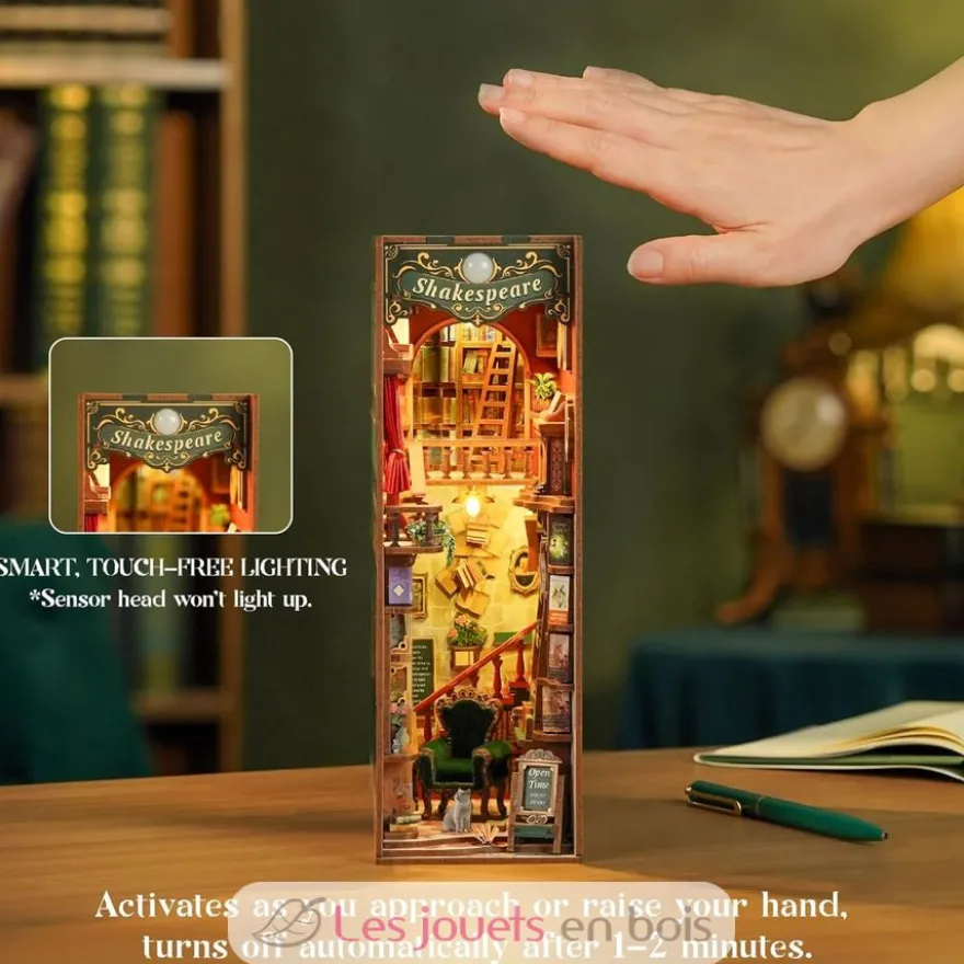 Puzzle 3D Librairie de la rive gauche - Book Nook - Tonecheer