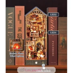 Puzzle 3D Léonard de Vinci en bois - Book Nook - Tonecheer