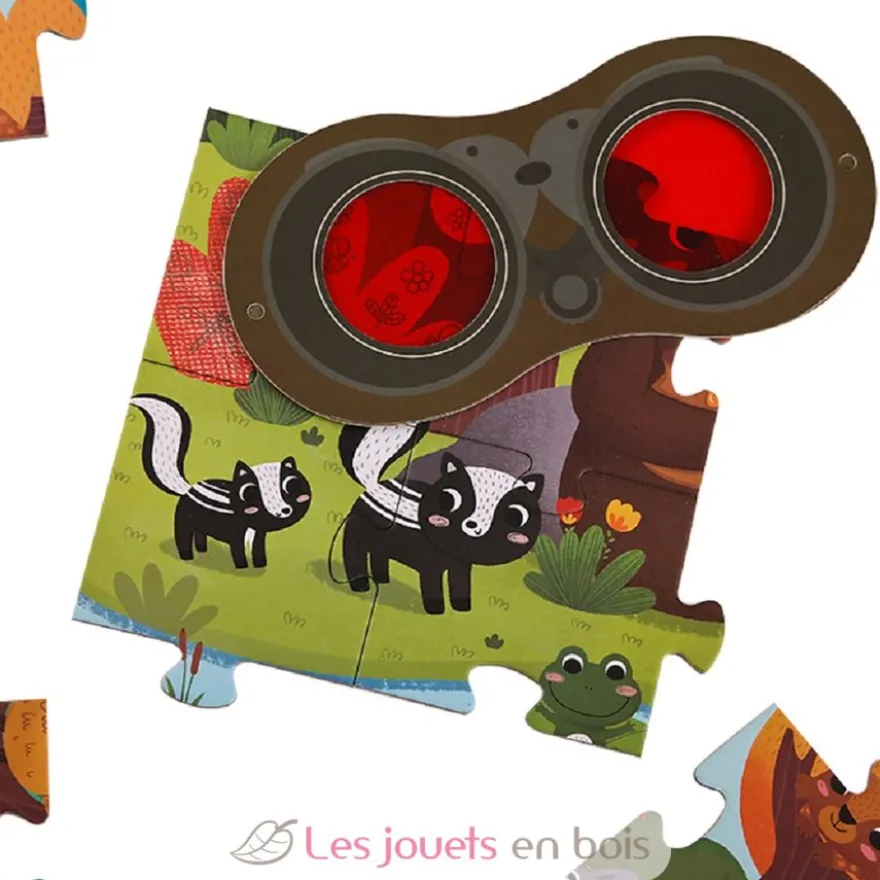 Puzzle détective Forêt - Mideer