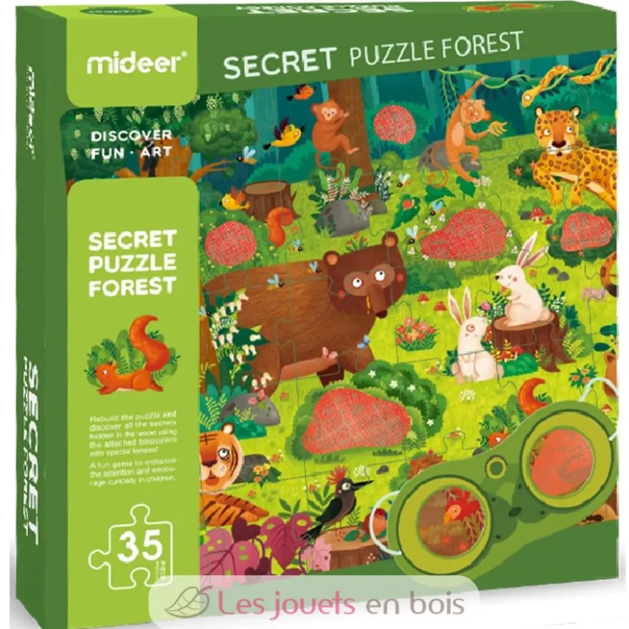 Puzzle détective Forêt - Mideer