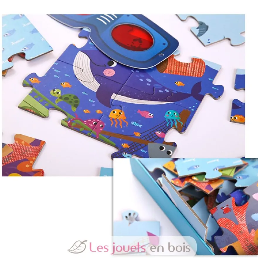 Puzzle détective Océan - Mideer