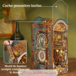 Puzzle 3D Tour de l'horloge en bois - Book Nook - Tonecheer