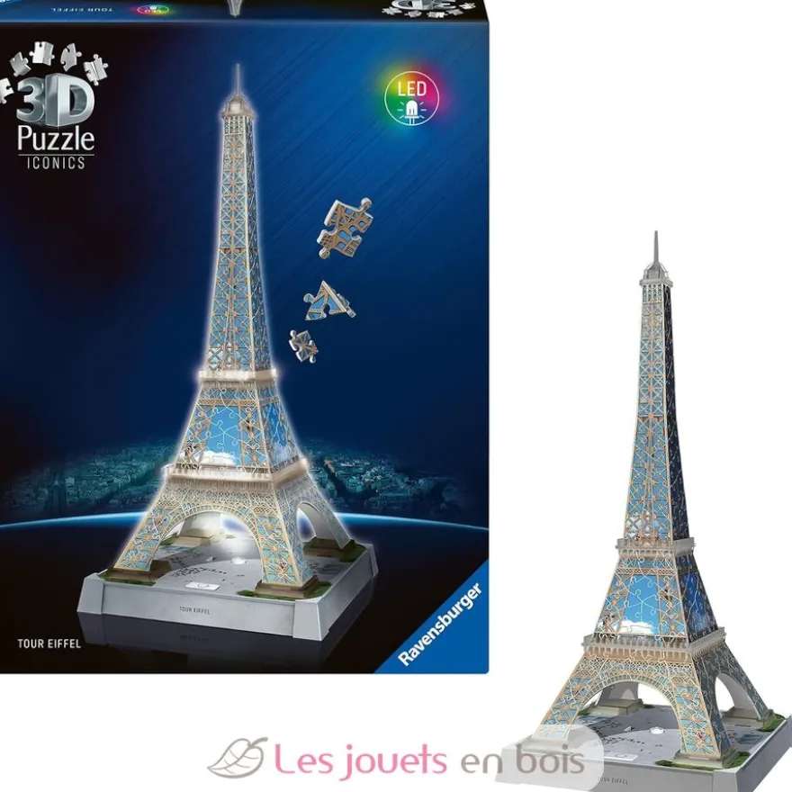 Puzzle 3D Tour Eiffel illuminée 216 pcs - Ravensburger