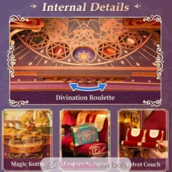 Puzzle 3D Voyage magique en bois - Book Nook - Tonecheer