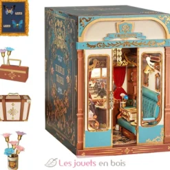 Puzzle 3D Voyages en Europe en bois - Book Nook - Tonecheer