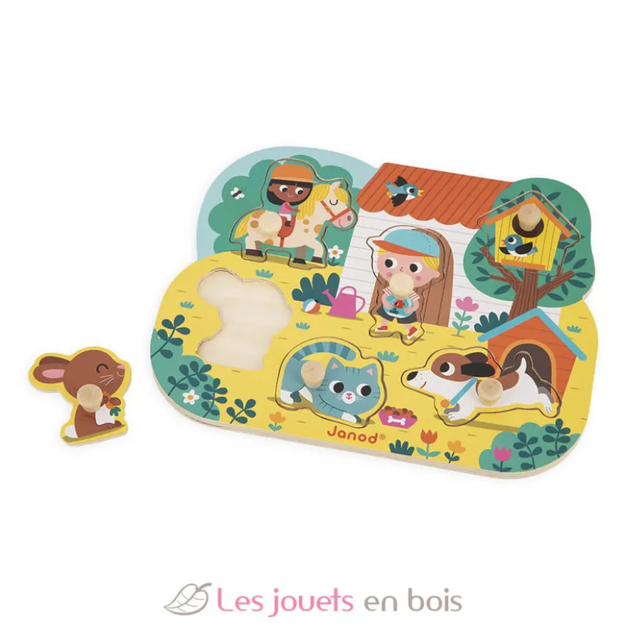 Puzzle en bois Campagne - Janod