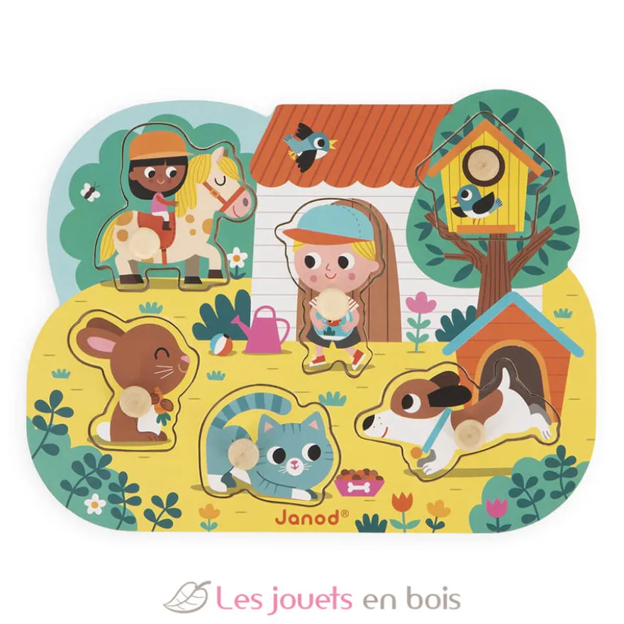 Puzzle en bois Campagne - Janod