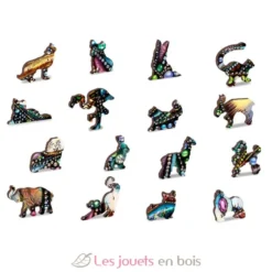 Puzzle en bois Chat aux bijoux 250 pcs - Wooden City