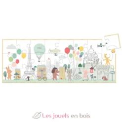 Puzzle en bois Escapade à Paris 24 pcs - Vilac
