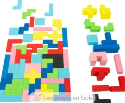 Puzzle en bois Formes géométriques multicolore - Small Foot Compagny