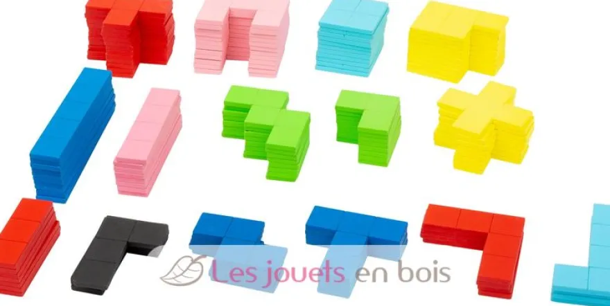 Puzzle en bois Formes géométriques multicolore - Small Foot Compagny