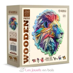 Puzzle en bois Lion moderne 250 pcs - Wooden City