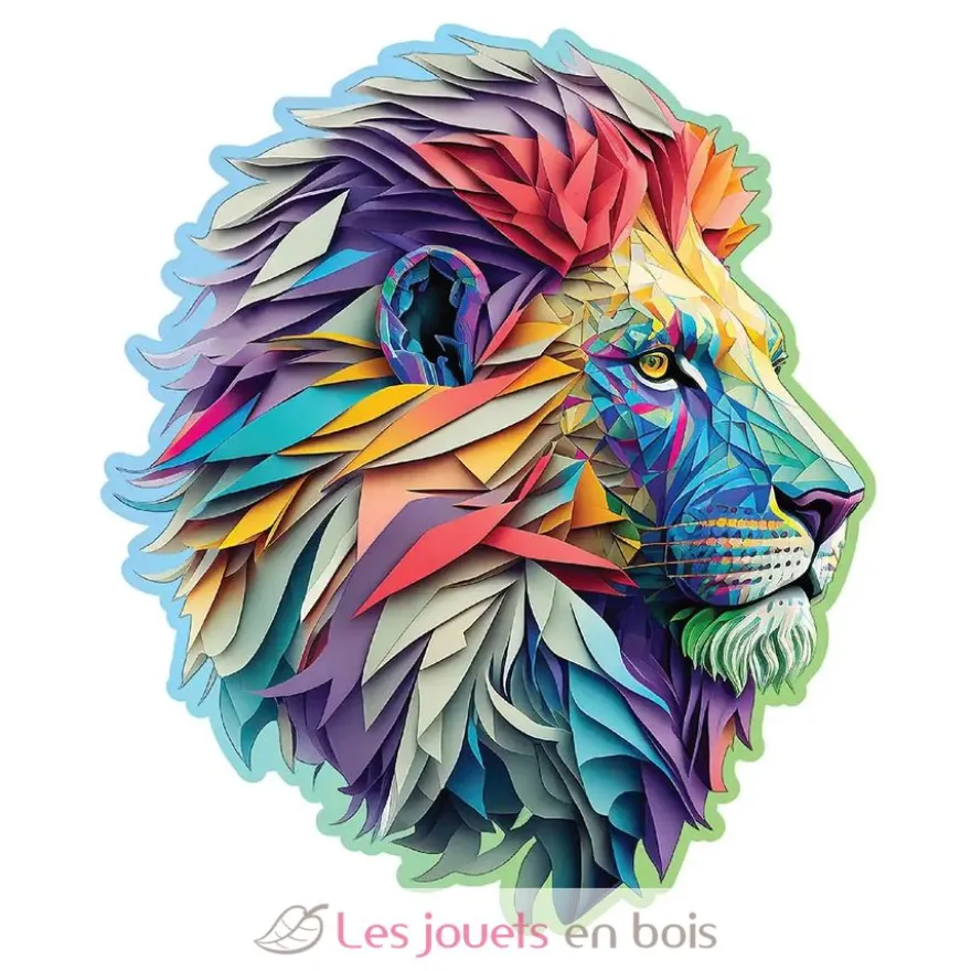 Puzzle en bois Lion moderne 250 pcs - Wooden City