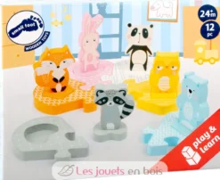 Puzzle à encastrer Pastel - Small Foot company