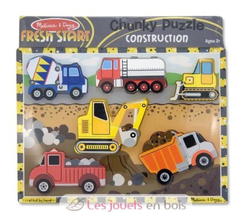 Puzzle Engins de construction - Melissa & Doug