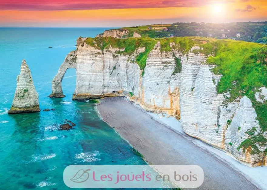 Puzzle Falaises d'Etretat 1000 pcs - Nathan